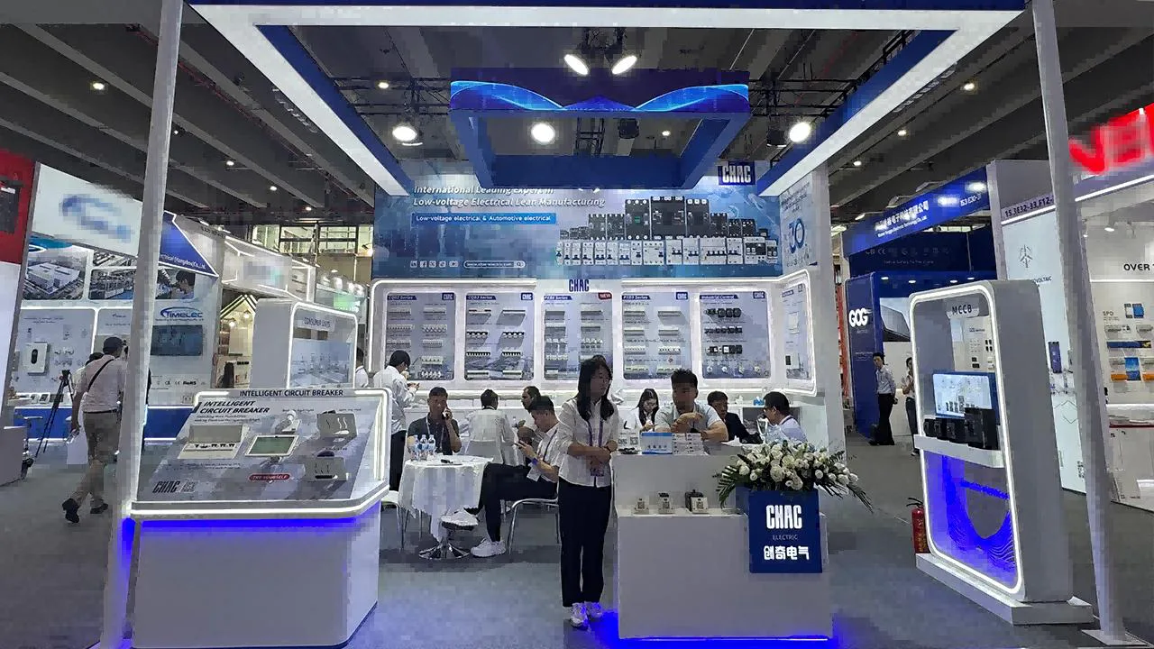 CHAC MCCB product display for distributor and OEM program evaluation