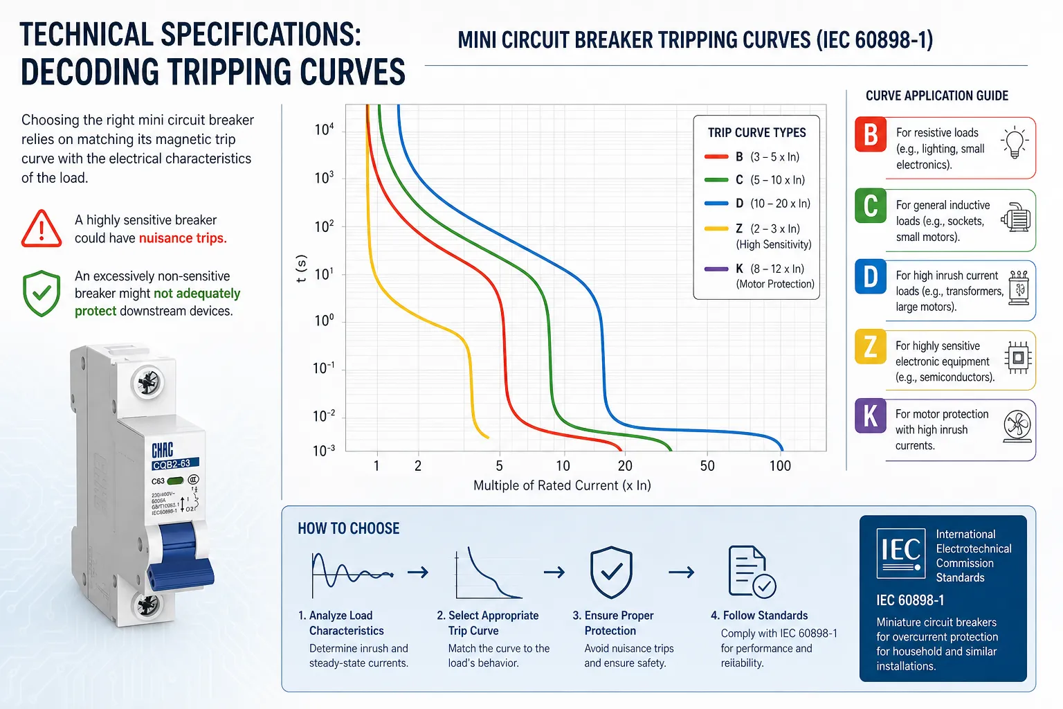 Technical Specifications: Decoding Tripping Curves