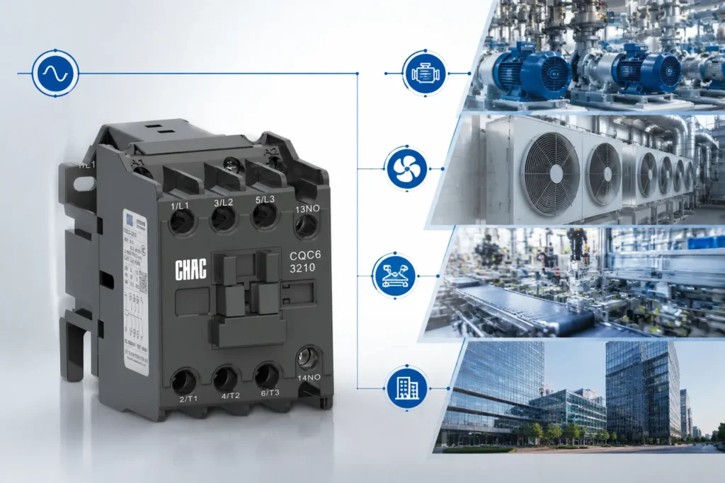 When Should You Use an AC Contactor Instead of a Control Relay?