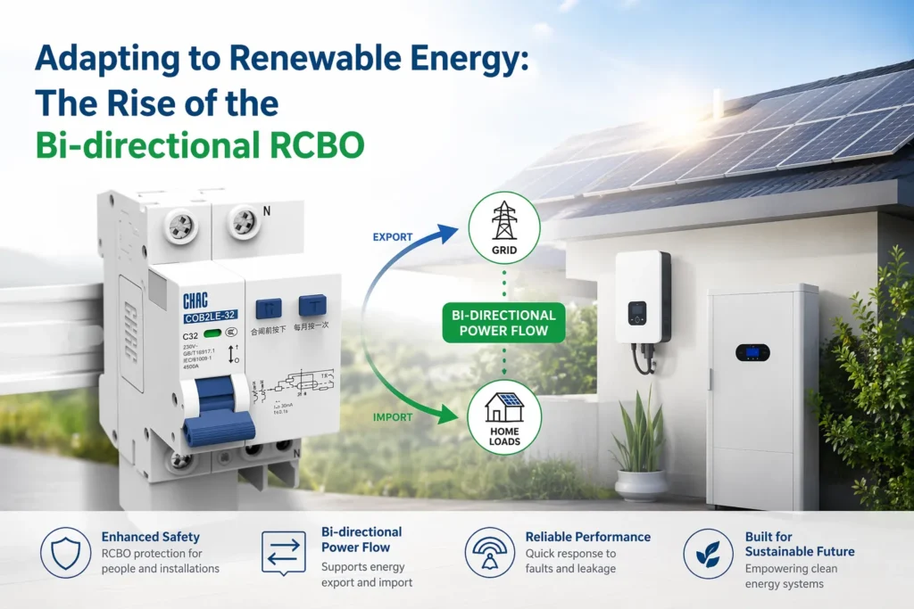 Adapting to Renewable Energy: The Rise of the Bi-directional RCBO