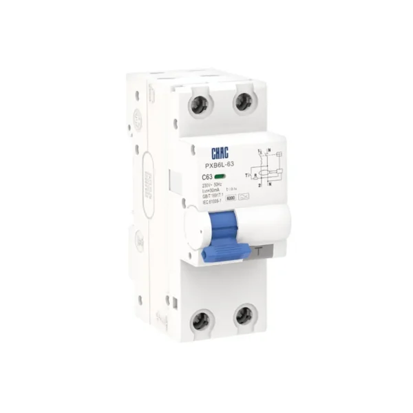PXB6L-63.1 PXB6L-63 Residual Current Circuit Breaker with Overcurrent Protection - Electronic Type