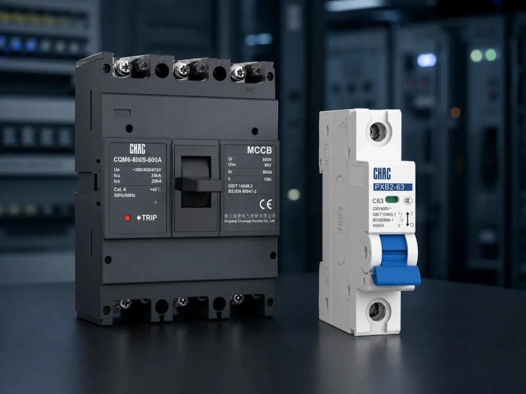 MCCB vs MCB Circuit Breakers: Complete Selection Guide for Engineers & Contractors