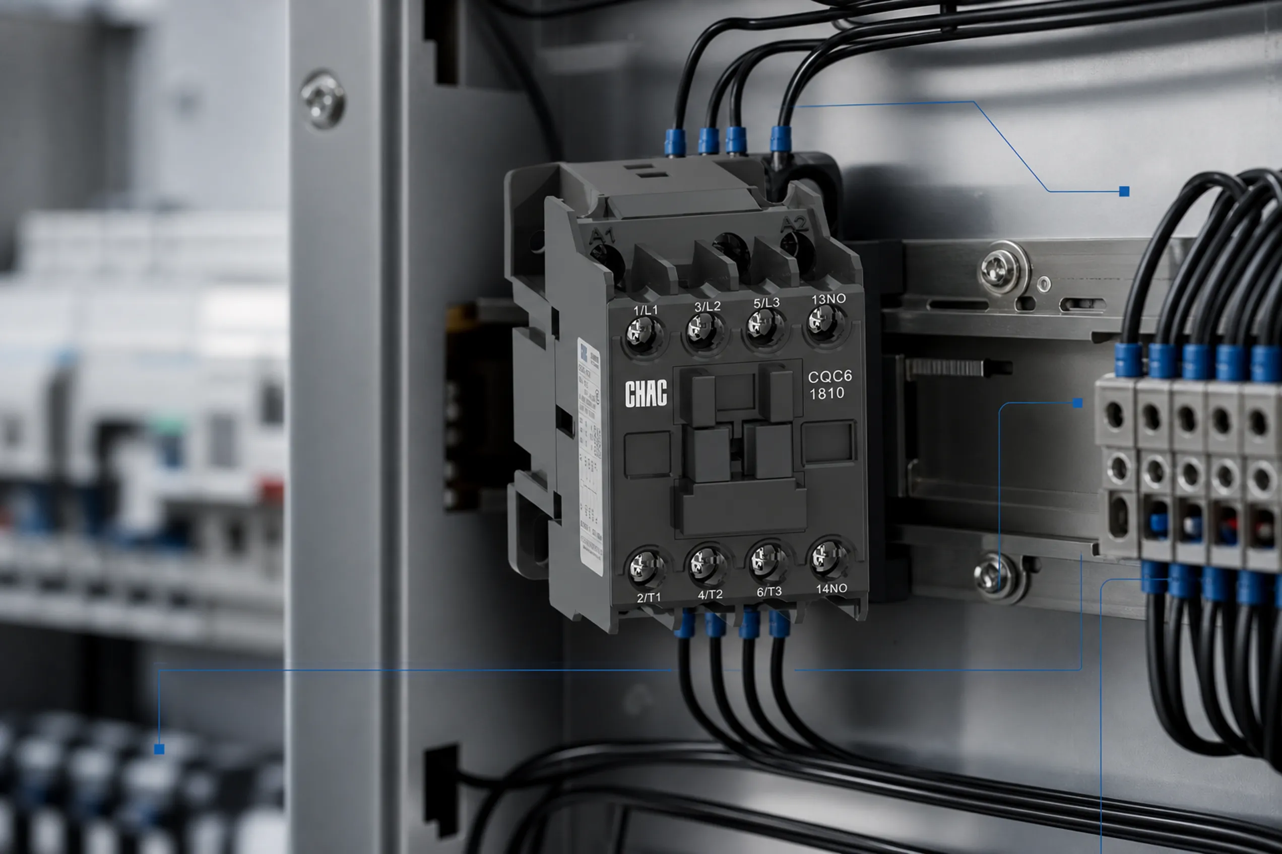 CHAC 1 Pole Vs 2 Pole Contactor product reference