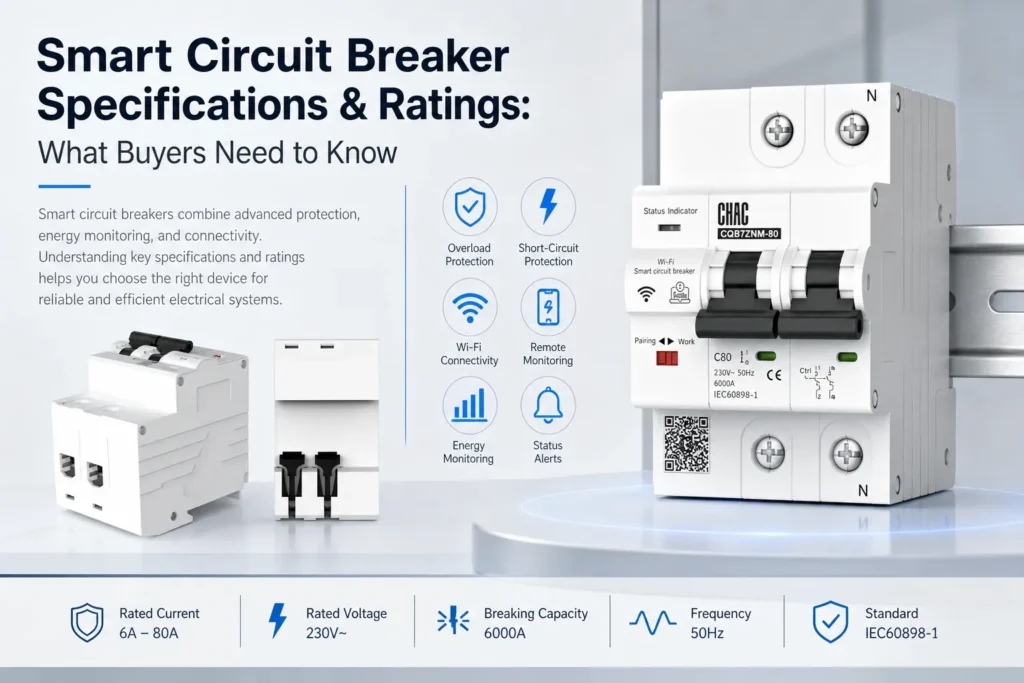 Smart Circuit Breaker Specifications & Ratings: What Buyers Need to Know