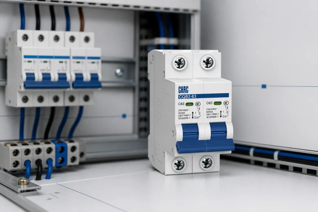 When Should Panel Builders Use a Single-Pole or Double-Pole MCB?