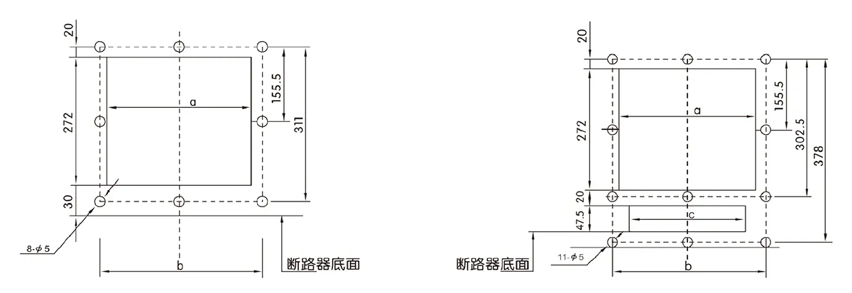 CQW2 air circuit breaker mechanism detail