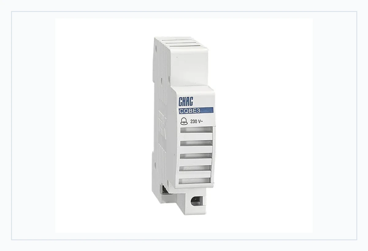 CHAC CQBE3 modular alarm bell product page for a panel-signaling RFQ