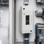 Electrical box installation showing enclosure depth, cable routing, and usable wiring space