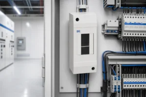 Electrical box installation showing enclosure depth, cable routing, and usable wiring space