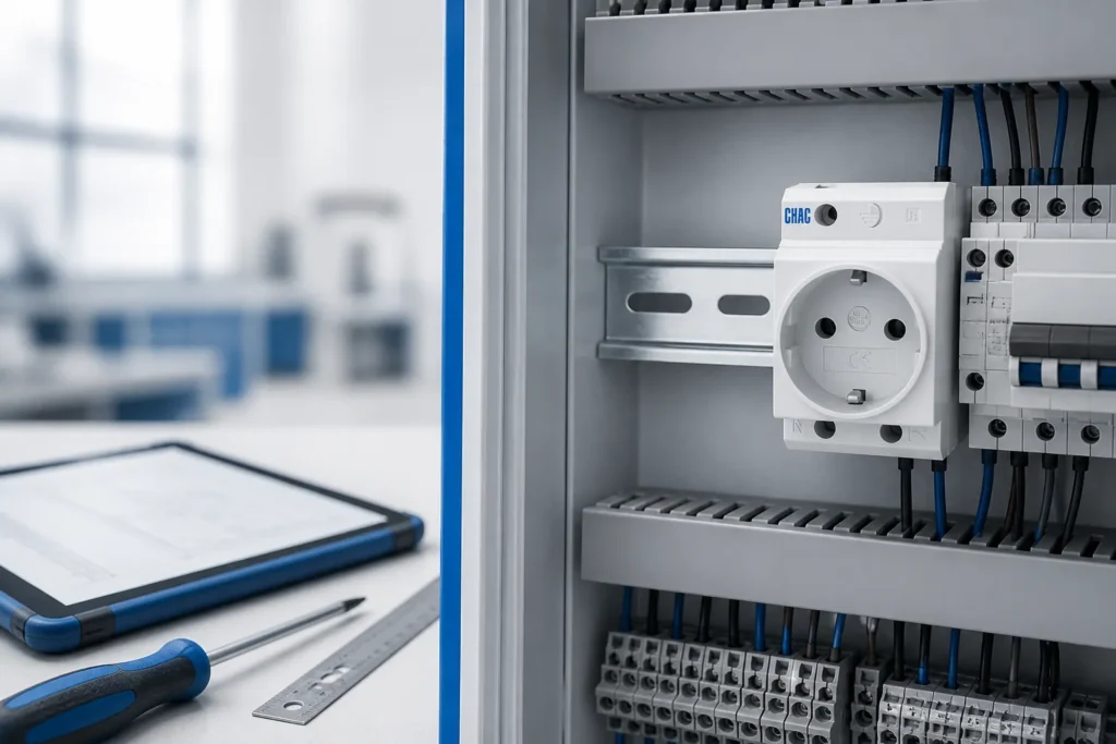 DIN-Rail Modular Socket RFQ Checks for Panel Builders