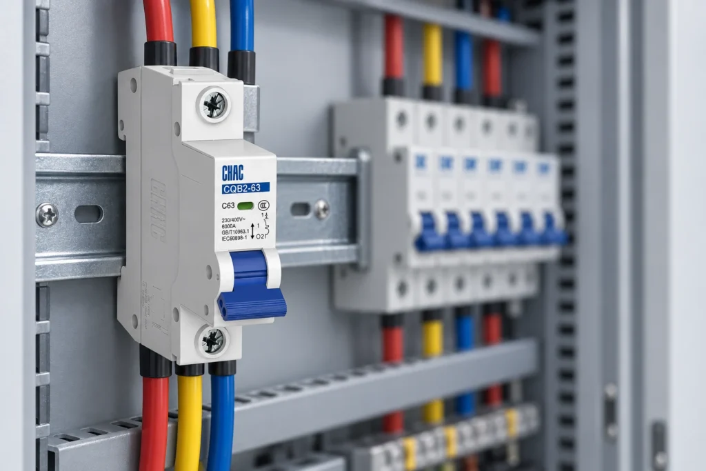 3 pole 100 amp MCB