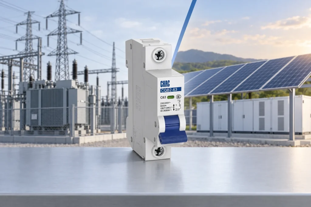 AC miniature circuit breaker vs DC MCB
