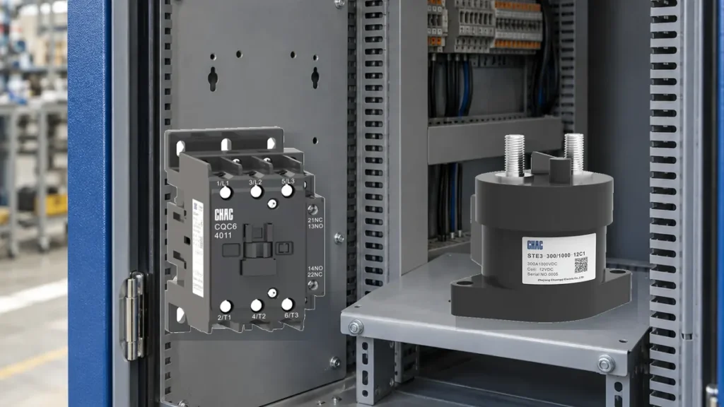AC vs DC Contactors: Function, Types and Industrial Application Selection
