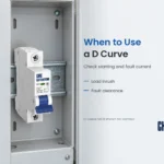 When to Use a D Curve — C-curve MCB shown for context