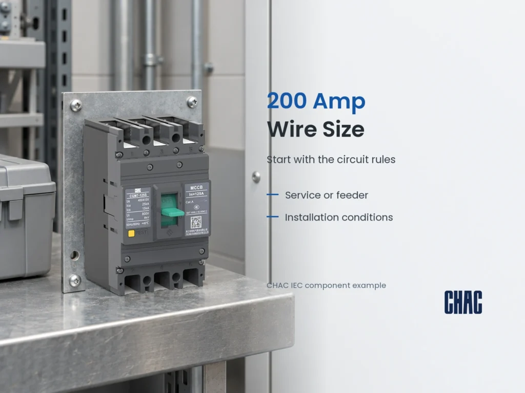 200 Amp Wire Size: Service, Copper, Aluminum and Grounding Guide