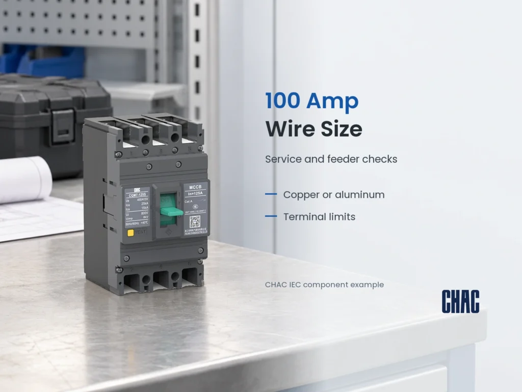 100 Amp Wire Size: Service, Copper and Chart Guide