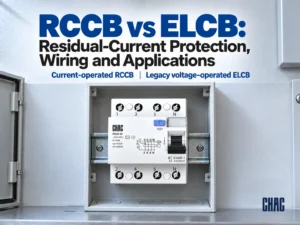 RCCB vs ELCB: Residual-Current Protection, Wiring and Applications — CHAC product selection context