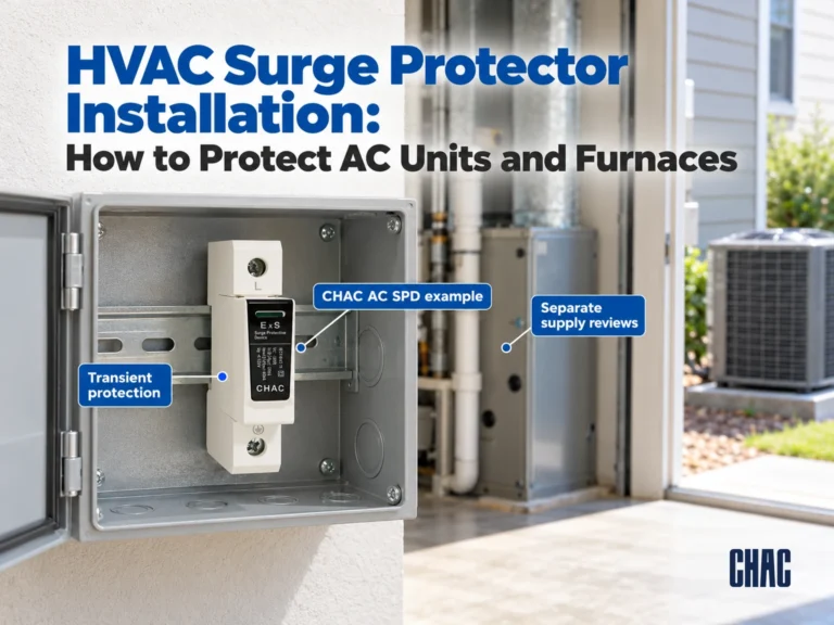 HVAC Surge Protector Installation: How to Protect AC Units and Furnaces — CHAC product selection context