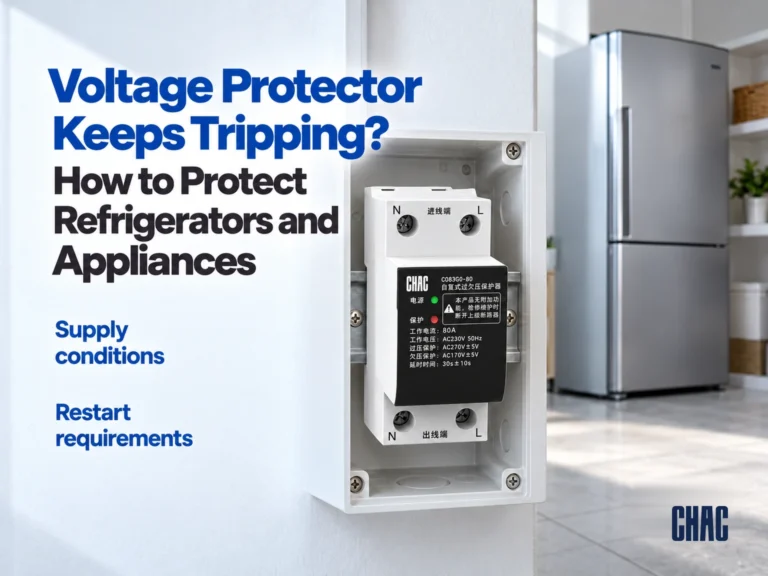 Voltage Protector Keeps Tripping? How to Protect Refrigerators and Appliances — CHAC product selection context