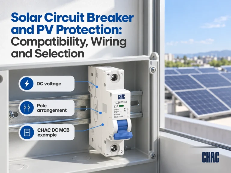 Solar Circuit Breaker and PV Protection: Compatibility, Wiring and Selection — CHAC product selection context