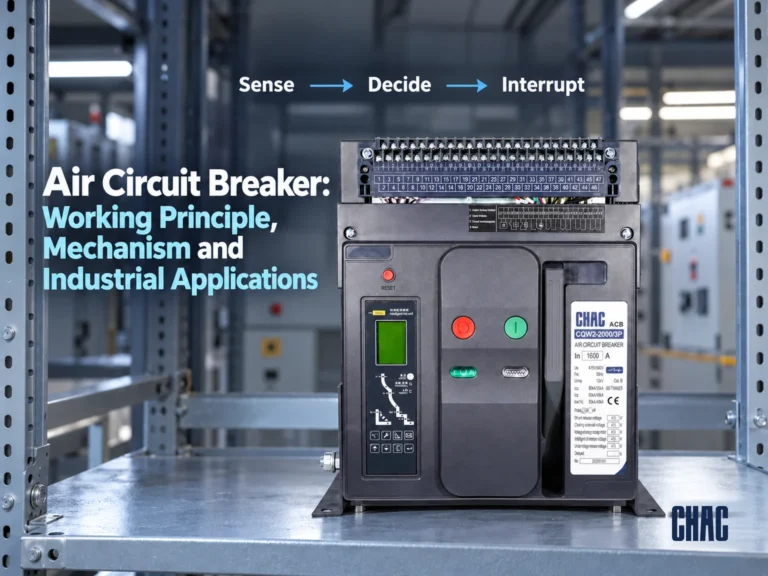 Air Circuit Breaker: Working Principle, Mechanism and Industrial Applications — CHAC product selection context