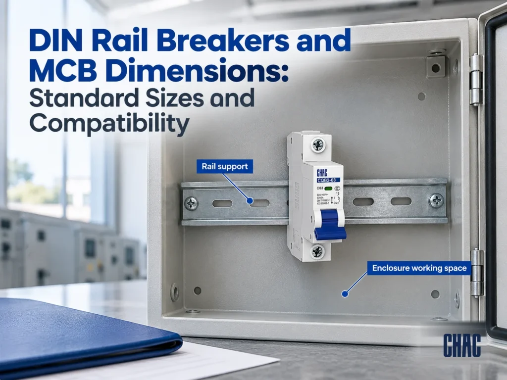 DIN Rail Breakers and MCB Dimensions: Standard Sizes and Compatibility