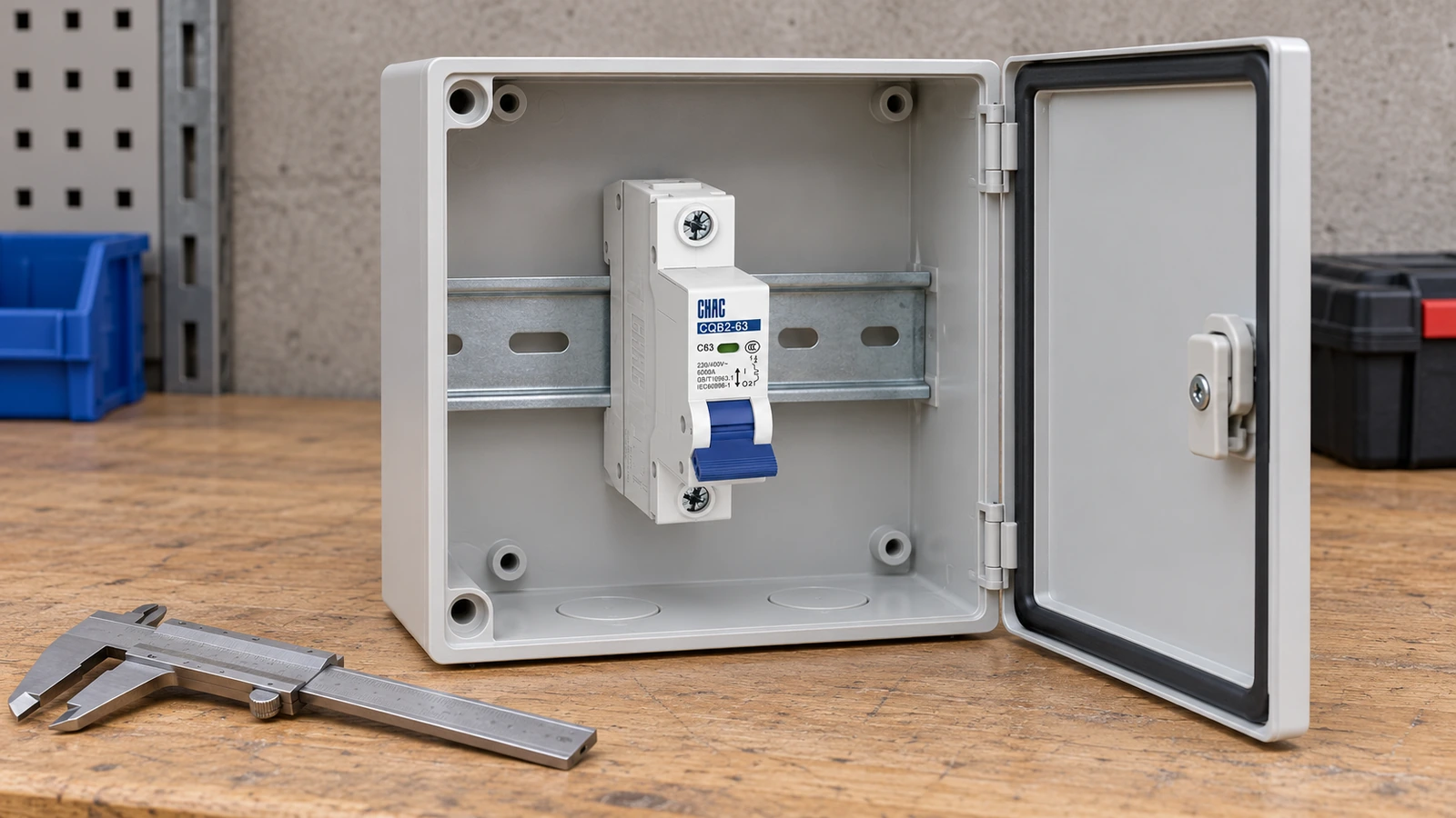 Breaker body and enclosure clearance reviewed before layout approval