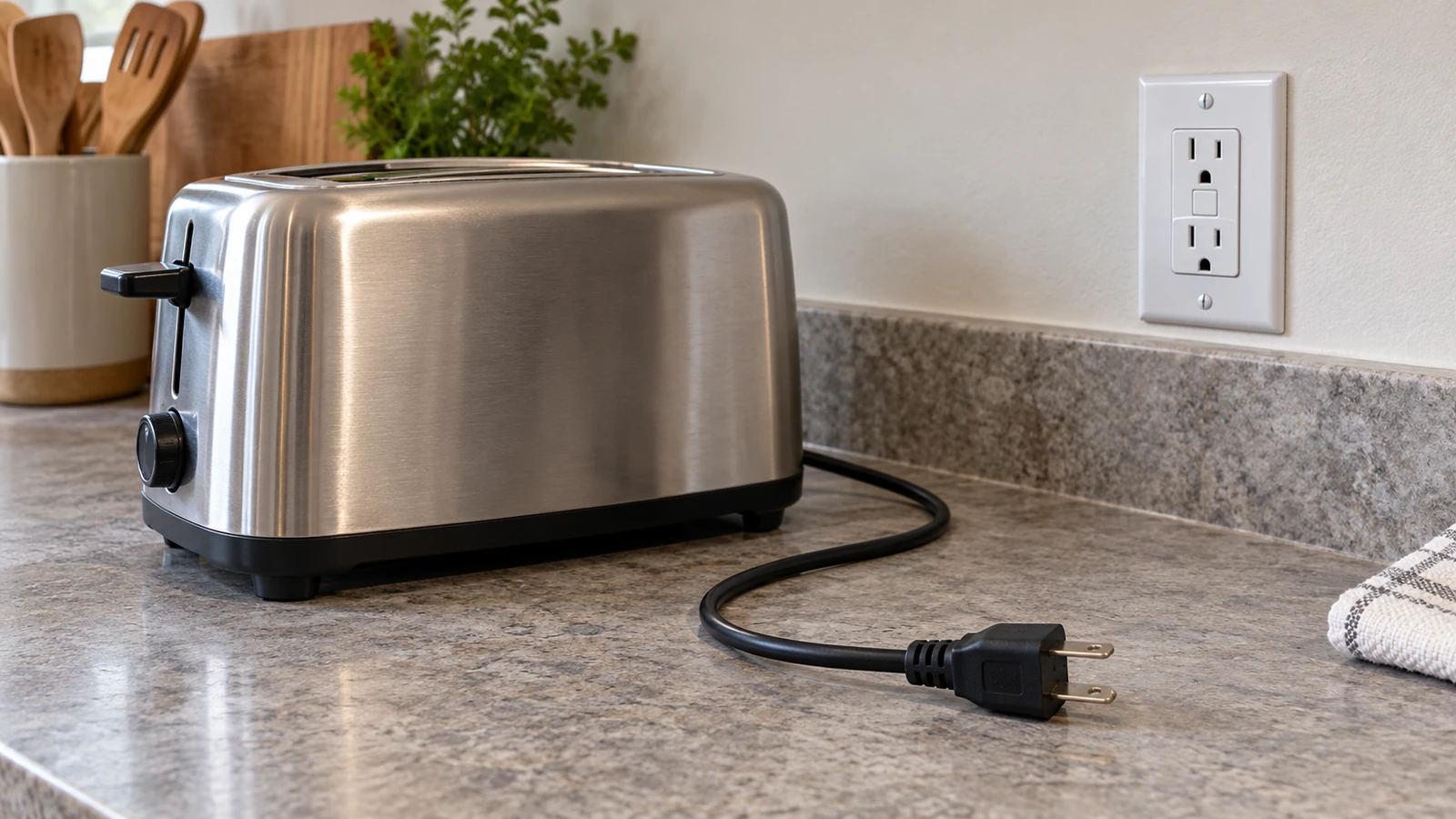 Appliance disconnected from the supply before reset checks