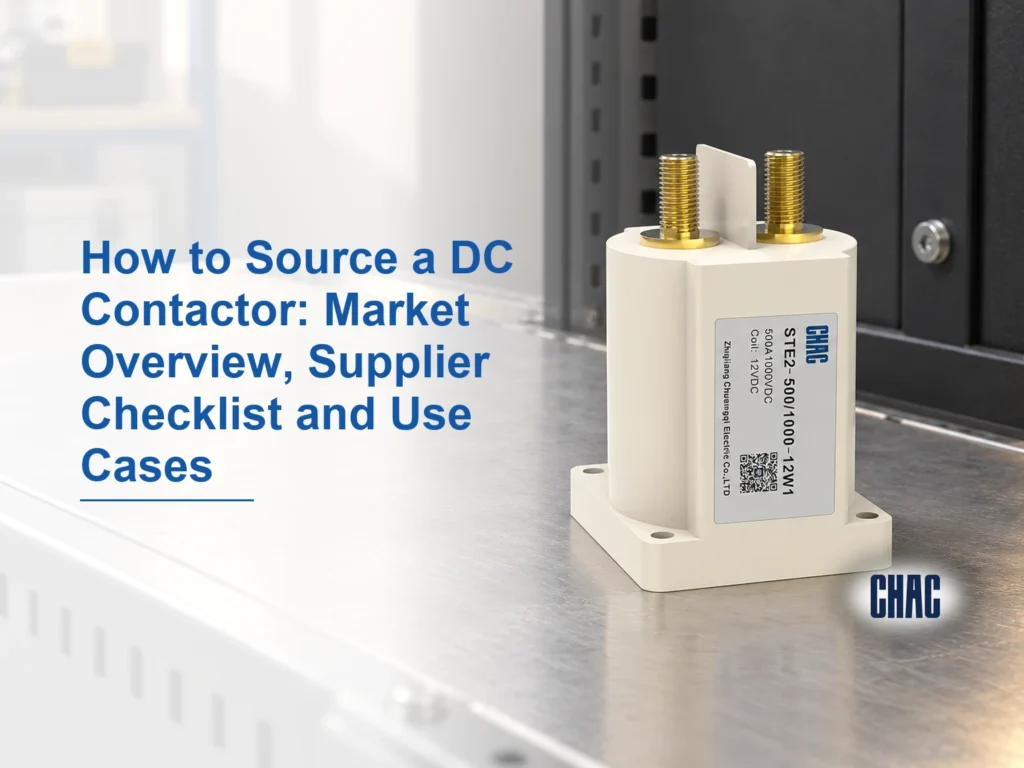 How to Source a DC Contactor: Market Overview, Supplier Checklist and Use Cases