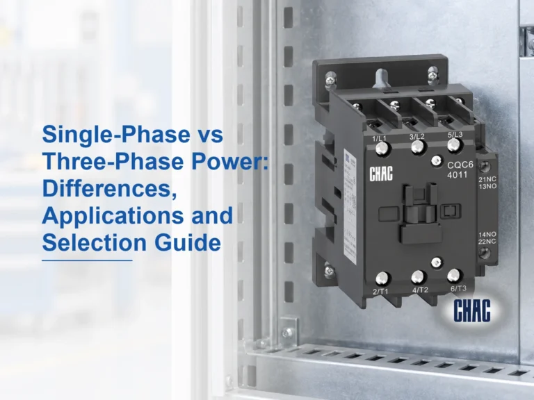 Single-Phase vs Three-Phase Power: Differences, Applications and Selection Guide — CHAC CQC6 4011 product example
