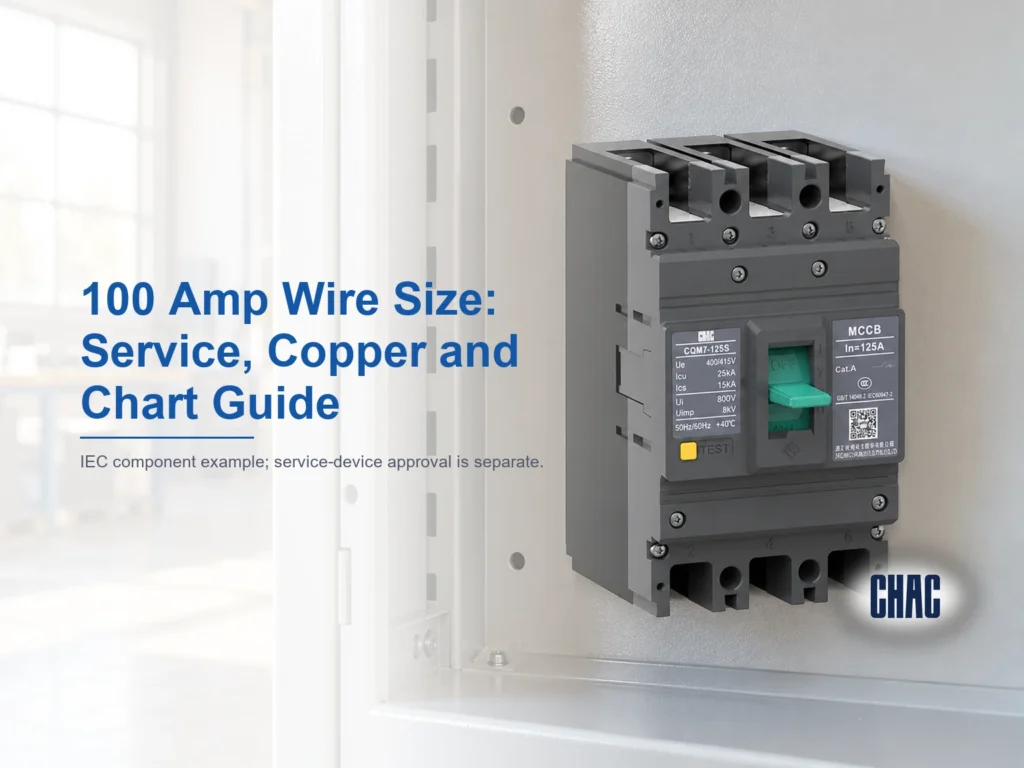 100 Amp Wire Size: Service, Copper and Chart Guide