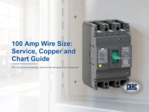 100 Amp Wire Size: Service, Copper and Chart Guide — CHAC CQM7-125S product example