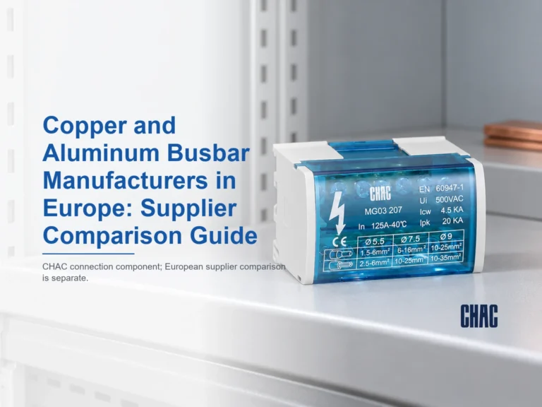 Copper and Aluminum Busbar Manufacturers in Europe: Supplier Comparison Guide — CHAC MG03 207 product example
