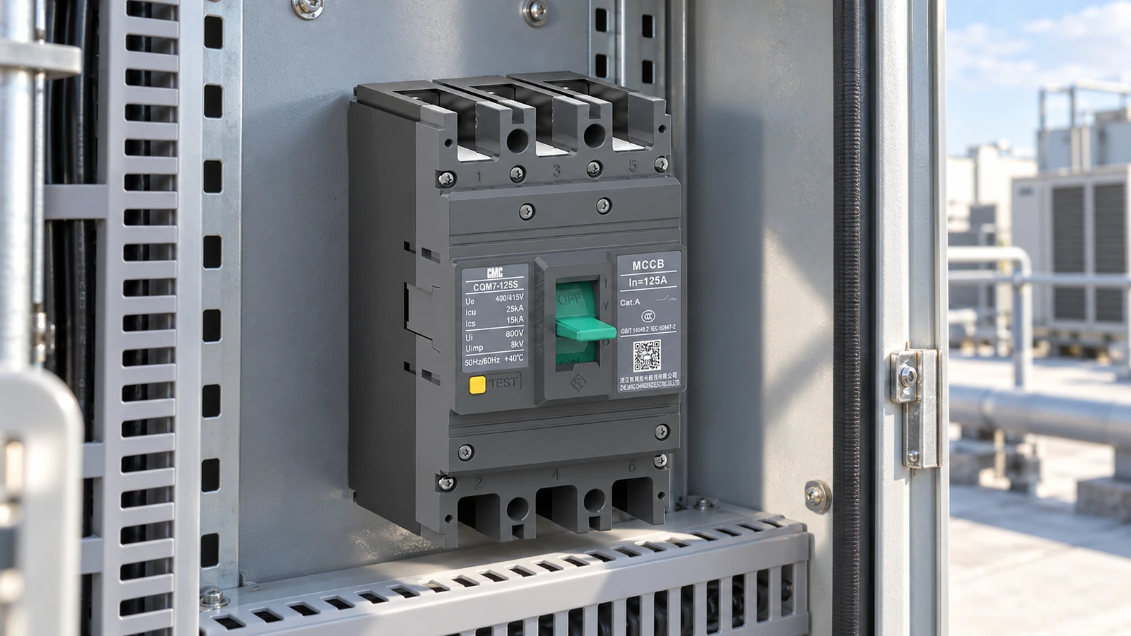 CHAC CQM7-125S in an unconnected component inspection scene