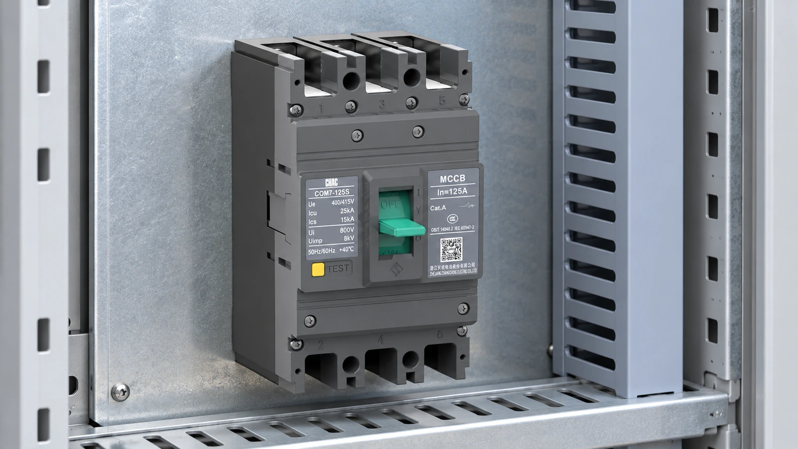 CHAC CQM7-125S in an unconnected component inspection scene