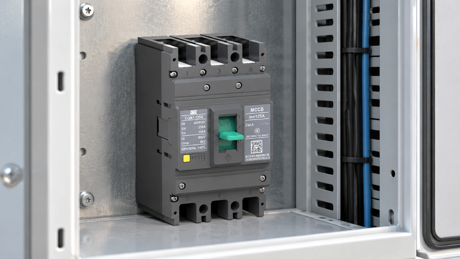 CHAC CQM7-125S in an unconnected component inspection scene