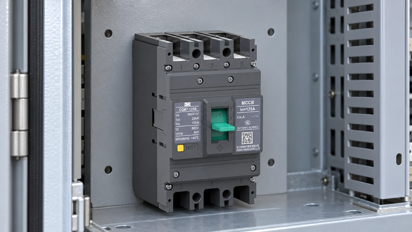 CHAC CQM7-125S in an unconnected component inspection scene