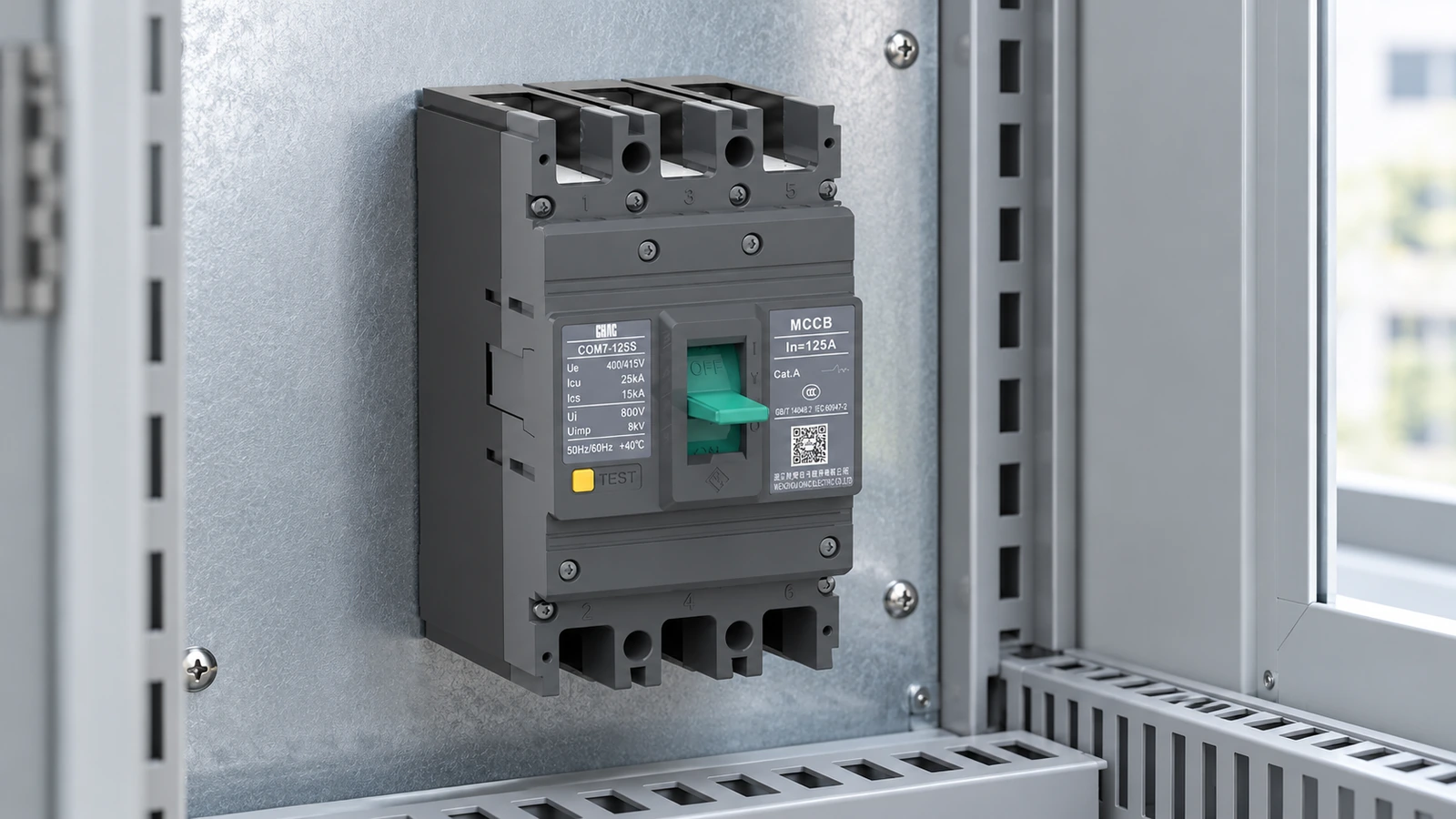 CHAC CQM7-125S in an unconnected component inspection scene